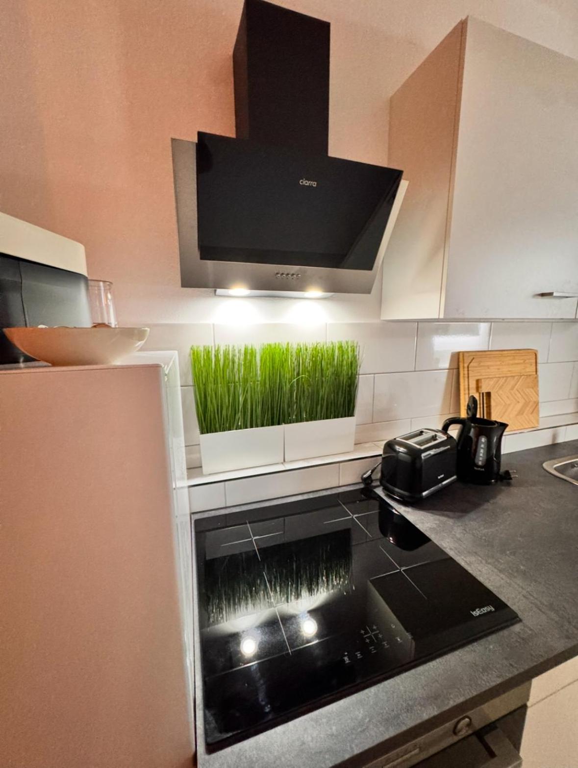 New Apartment In Magdeburg Buckau - Waschmaschine, Smart-Tv, Neues Badezimmer ภายนอก รูปภาพ
